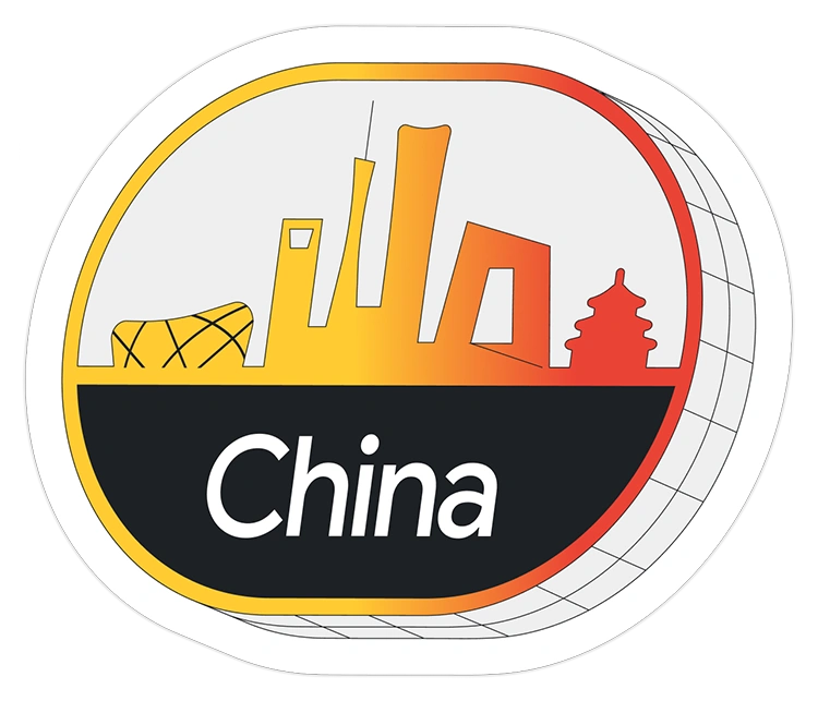 Unique badge created for Google I/O Connect in China